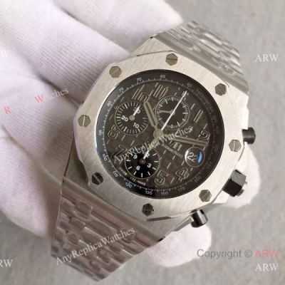Swiss Audemars Piguet Royal Oak Chronograph 3126 Automatic Fake Watch Brown Dial